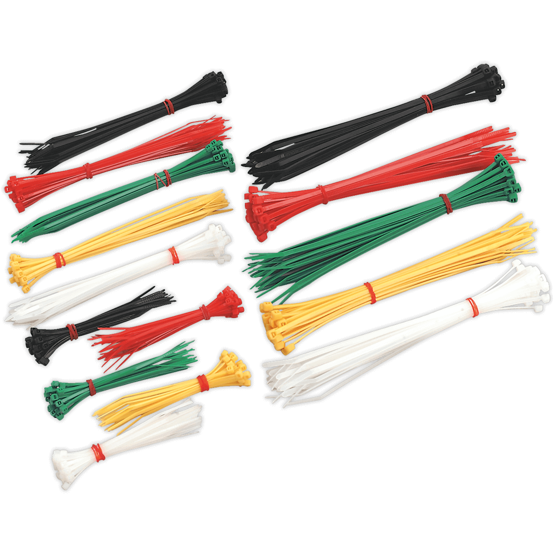 Sealey 375 Piece Cable Ties Assorted Pack