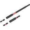 Sealey 4 Piece Impact Screwdriver Bit Holder and PZ2 Bit Set