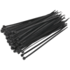 Sealey Black Cable Ties 150mm 3.6mm