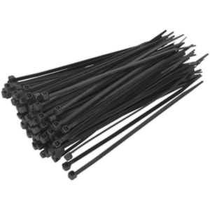 Sealey Black Cable Ties 150mm 3.6mm