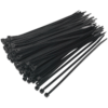 Sealey Black Cable Ties 200mm 4.8mm