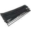 Sealey Black Cable Ties 300mm 4.8mm