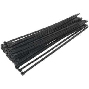 Sealey Black Cable Ties 350mm 7.6mm