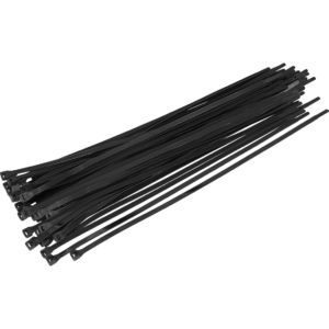Sealey Black Cable Ties 450mm 7.6mm