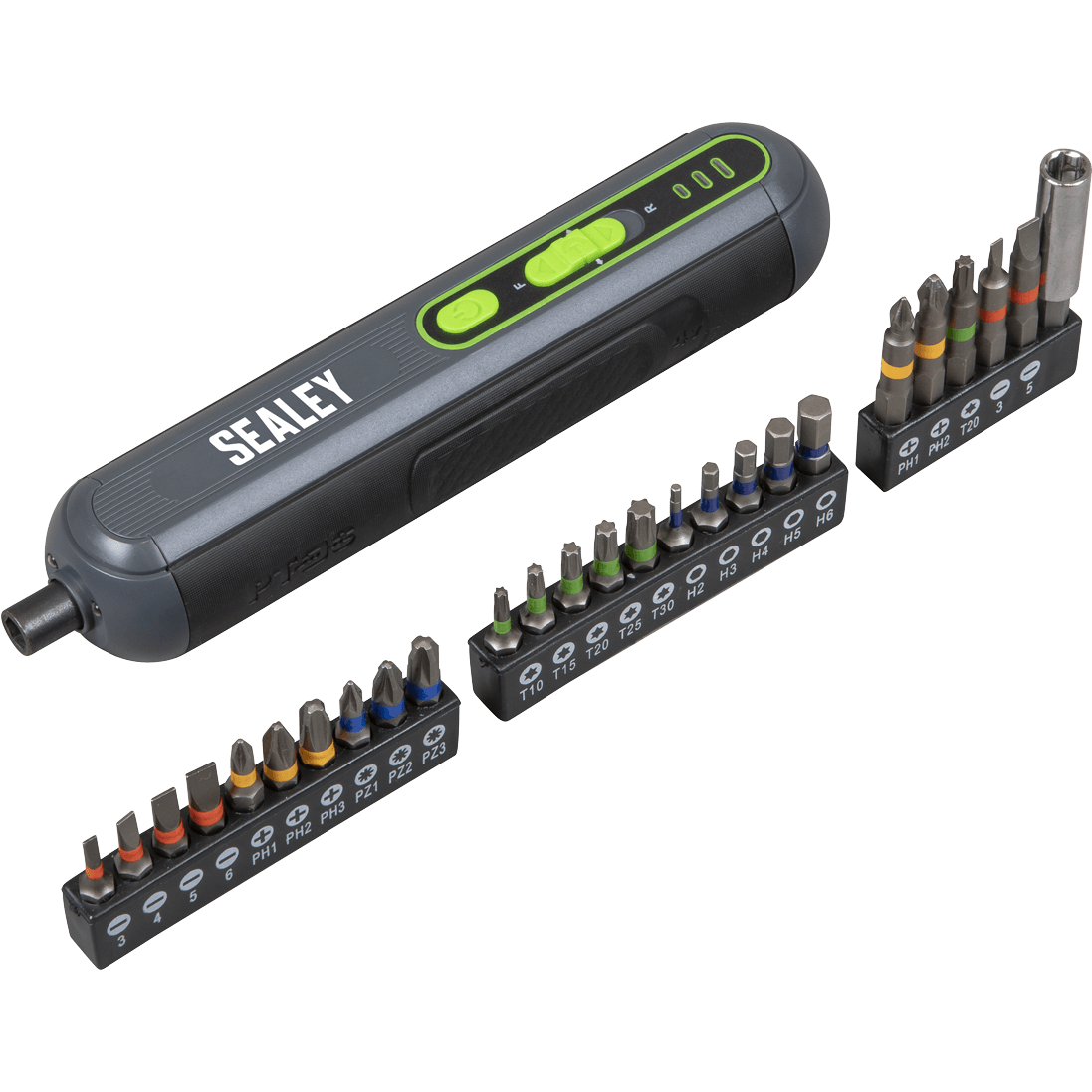 Sealey CP4VSD 4v Cordless Screwdriver and 25 Piece Bit Set