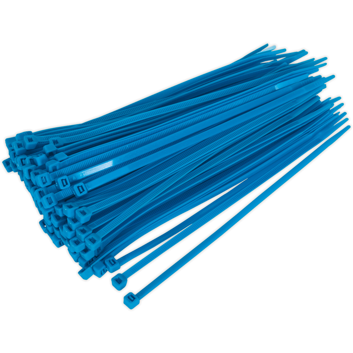 Sealey Cable Ties Blue Pack of 100 200mm 4.8mm