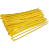 Sealey Cable Ties Yellow Pack of 100 200mm 4.8mm