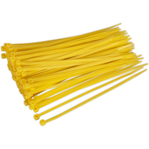 Sealey Cable Ties Yellow Pack of 100