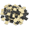 Sealey Self Adhesive Cable Tie Mounts Black 20mm Pack of 100