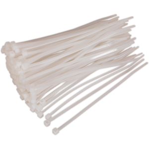 Sealey White Cable Ties 150mm 3.6mm