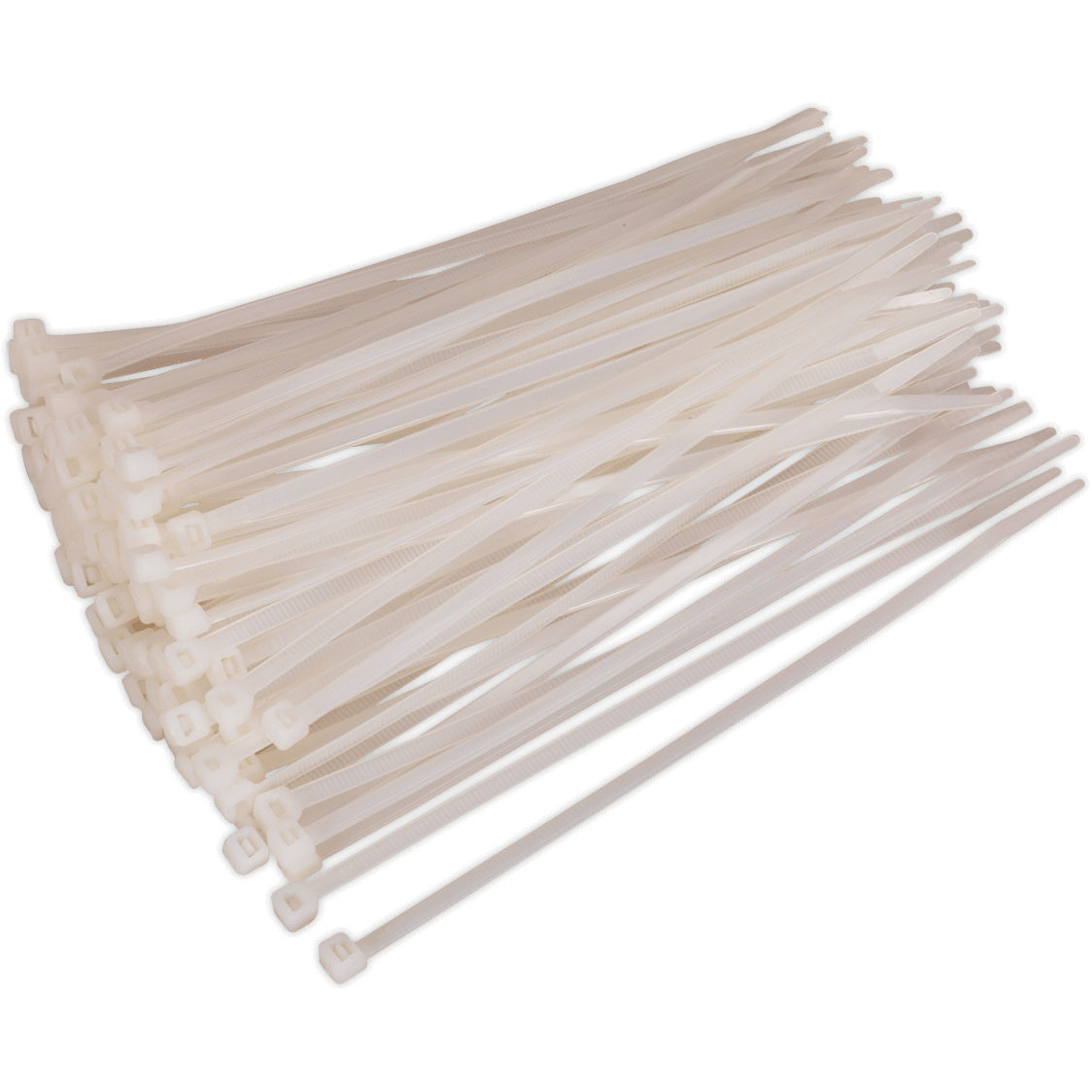 Sealey White Cable Ties 200mm 4.8mm