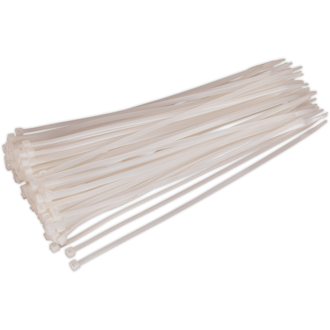Sealey White Cable Ties 300mm 4.8mm