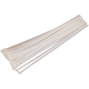 Sealey White Cable Ties 450mm 7.6mm
