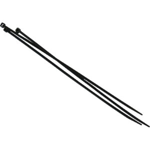 Sirius Cable Ties Black Pack Of 100 300mm 4.8mm