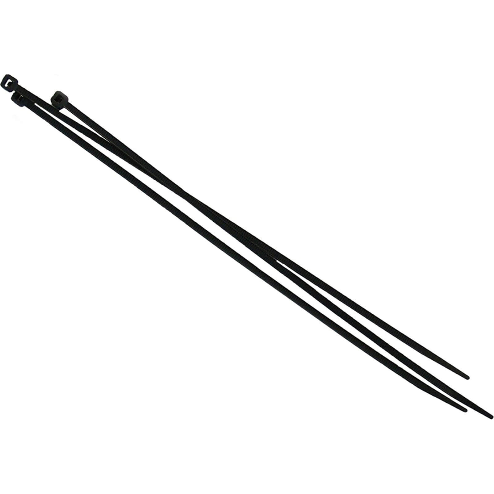 Sirius Cable Ties Black Pack Of 100 450mm 7.6mm