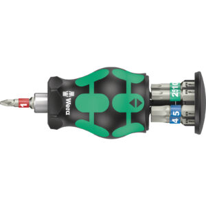 Wera 7 Piece Bicycle Stubby Screwdriver and Bit Set