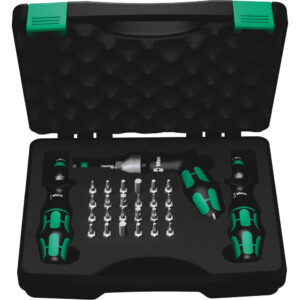 Wera 7445/46/47 Torque Screwdriver and Bit Set Imperial