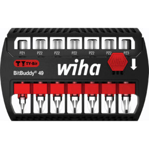 Wiha 7 Piece Bit Buddy Screwdriver Bit Set